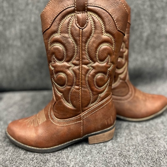 Cat & Jack Kids Montana Zipper Western Boots - Picture 14 of 14